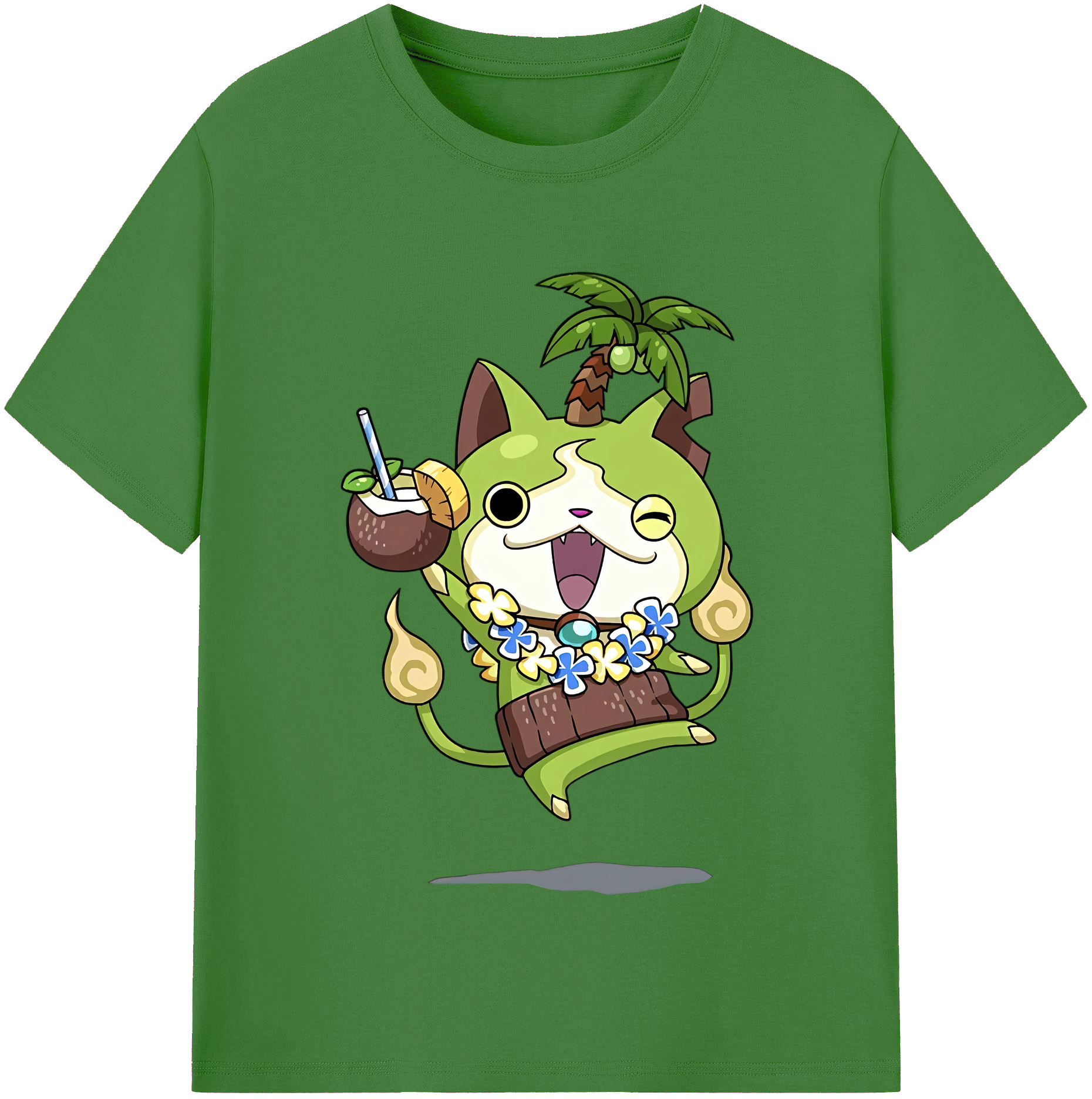 （画像用） 妖怪ウォッチ Yo-kai Watch レディースカジュアルプリントTシャツ（綿100％）